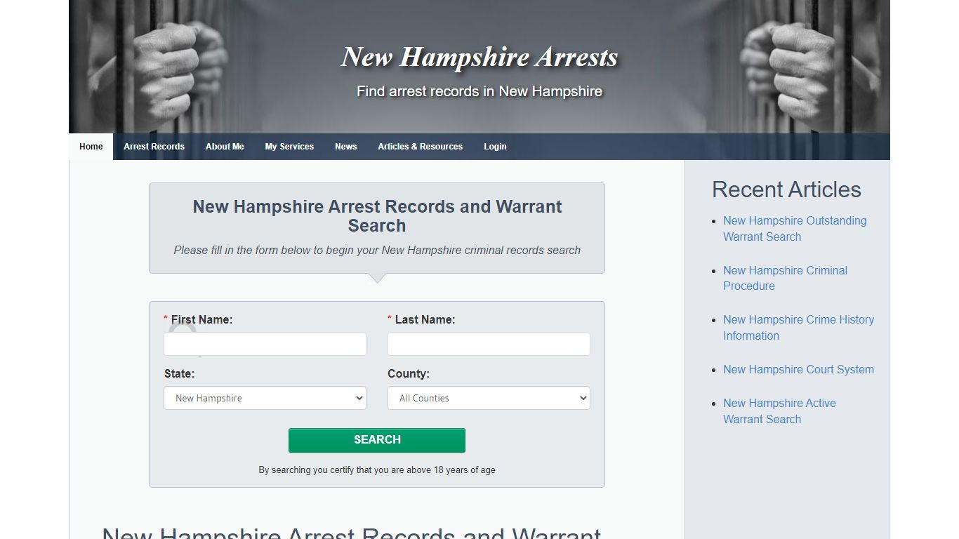 New Hampshire Arrests